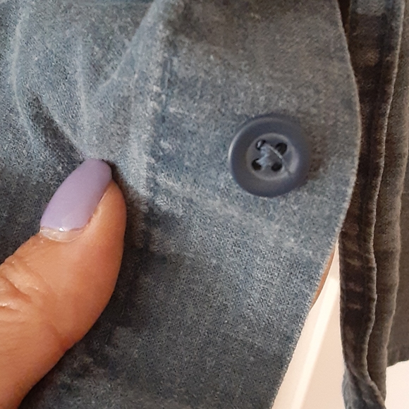 FADED GLORY Short Sleeve Button Down Shirt, XL - Picture 4 of 7